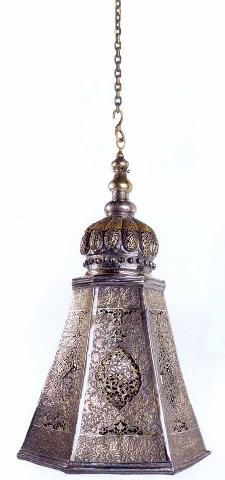 Metal Artwork, Silver Lantern, Mosque Of The Conqueror, Turkish and Islamic Arts Museum